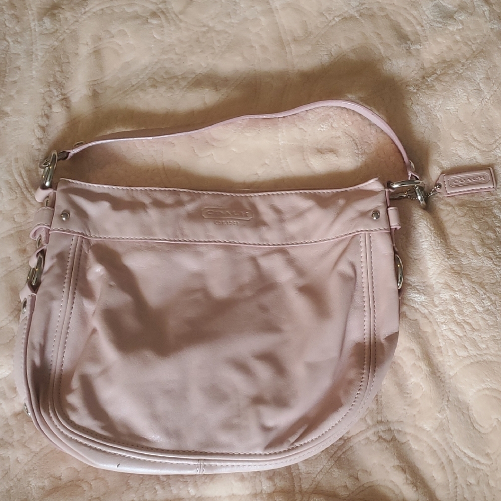 Coach Light Pink Shoulder Bag